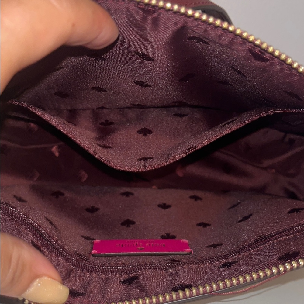 Kate Spade Burgundy Crossbody Bag - Picture 7 of 9